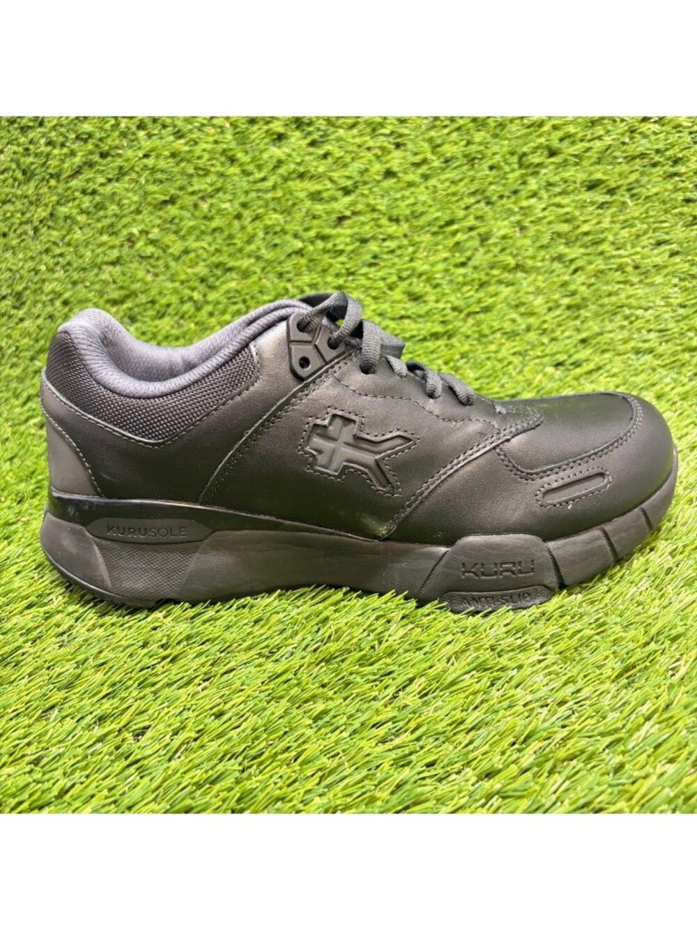 Kuru Kinetic 2.0 Womens Size 10.5 Black Athletic Leather Walking Shoes Sneakers